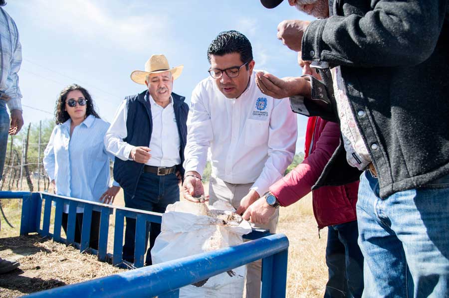 Reitera el Gobierno de Jesús María total apoyo al campo