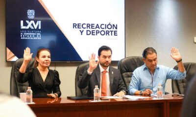 Se tiene nueva Comisión de Recreación y Deporte en la LXVI Legislatura del Congreso de Aguascalientes