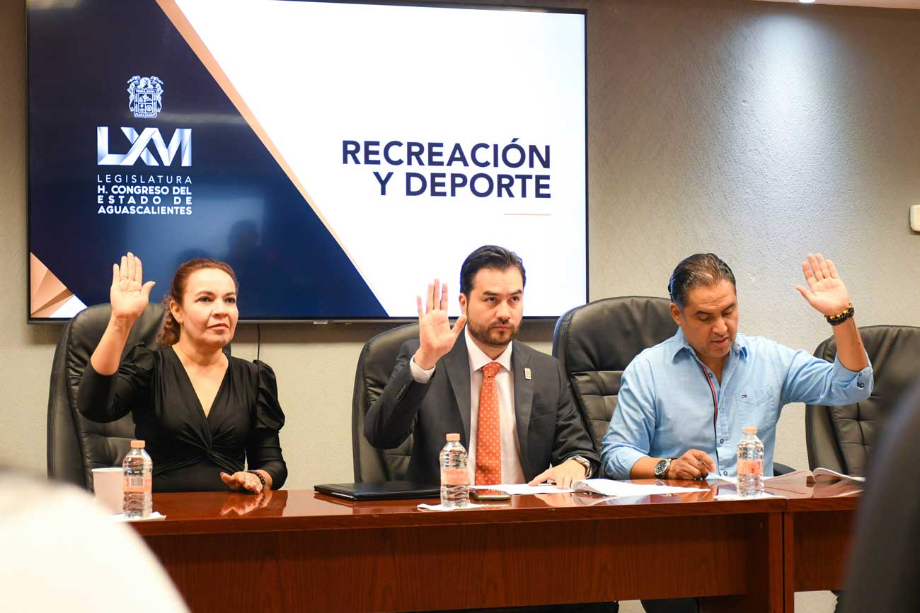 Se tiene nueva Comisión de Recreación y Deporte en la LXVI Legislatura del Congreso de Aguascalientes