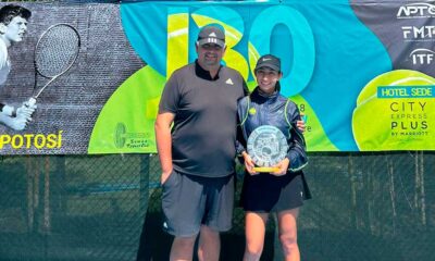 Tenista de Aguascalientes triunfa en el J30 del ITF World Tennis Tour Junior 2024