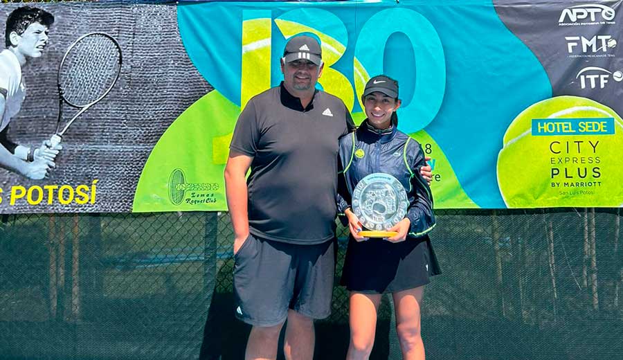 Tenista de Aguascalientes triunfa en el J30 del ITF World Tennis Tour Junior 2024