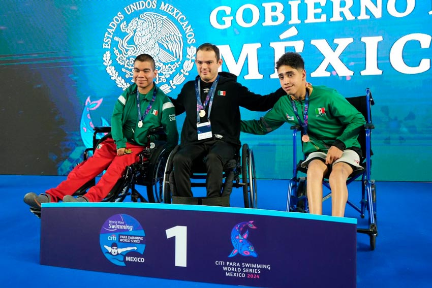 Atletas Hidrocálido obtiene medallas en competencia internacional de ParaNatación