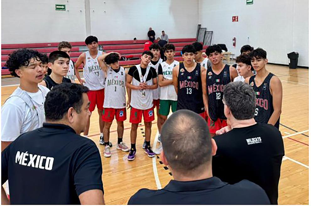 Basquetbolista hidrocálido entrena con preselección nacional para el FIBA Centrobasket U15.