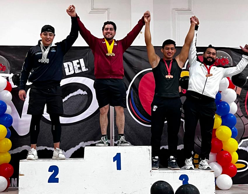 Consiguen aguascalentenses 9 medallas en el Nacional de Levantamiento de Pesas