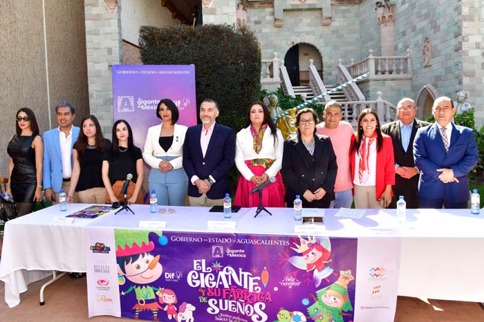 DIF Estatal lanza la campaña “el gigante y su fábrica de sueños” para llevar alegría y esperanza esta navidad