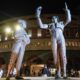 Inaugura Tere Jiménez la explanada de los toreros en la plaza monumental de Aguascalientes