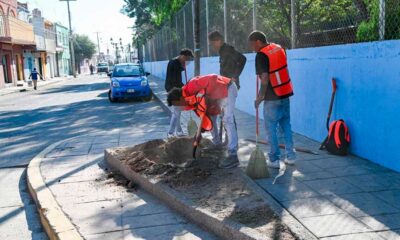 Infractores participan en el programa “Enchúlame la Cuadra” con trabajo comunitario en el Municipio de Jesús María