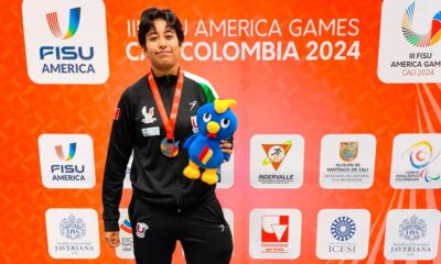 Mónica Rivera se colgó la plata en la división de -73kg de Taekwondo, en los III FISU America Games Cali 2024.