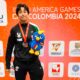 Mónica Rivera se colgó la plata en la división de -73kg de Taekwondo, en los III FISU America Games Cali 2024.