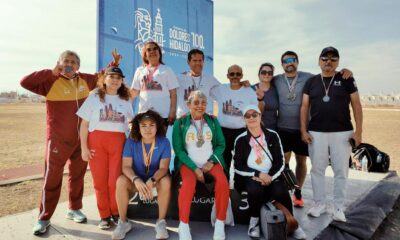 Triunfan atletas másters de Aguascalientes en la 8va Copa de Atletismo de pista y campo en Dolores Hidalgo.