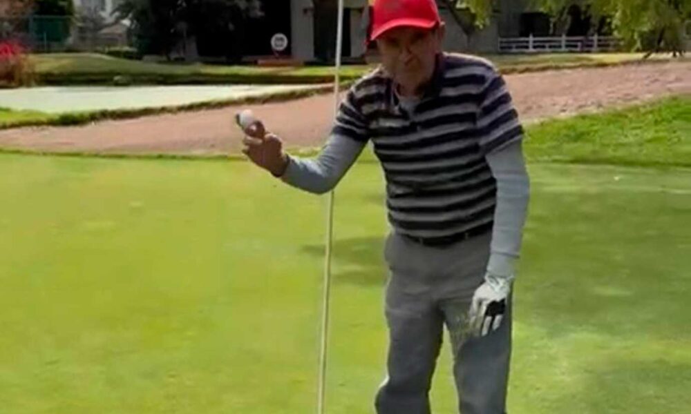 A sus 78 años Luis Zepeda Patterson hizo historia al conseguir su primer hole in one