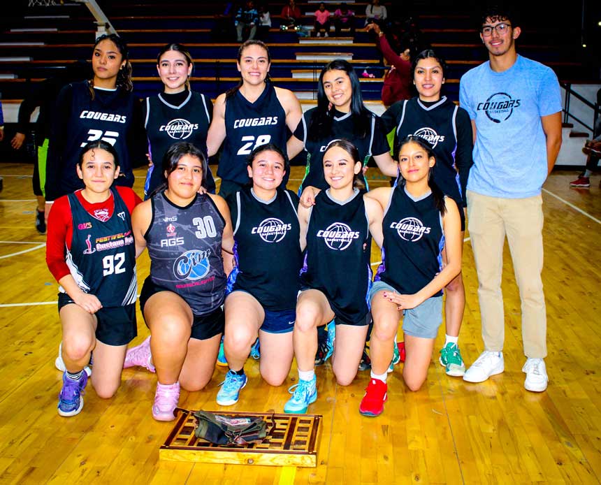 Cougars se proclama campeón del torneo femenil del Grinch de básquetbol