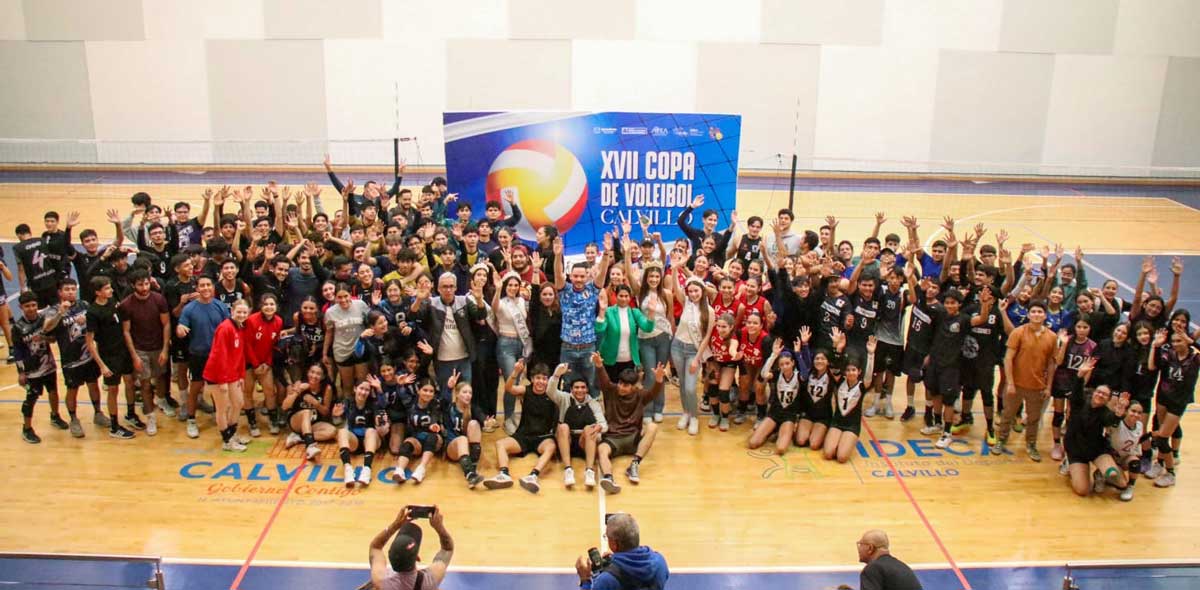 El alcalde de Calvillo inauguró la XVII Copa Voleibol