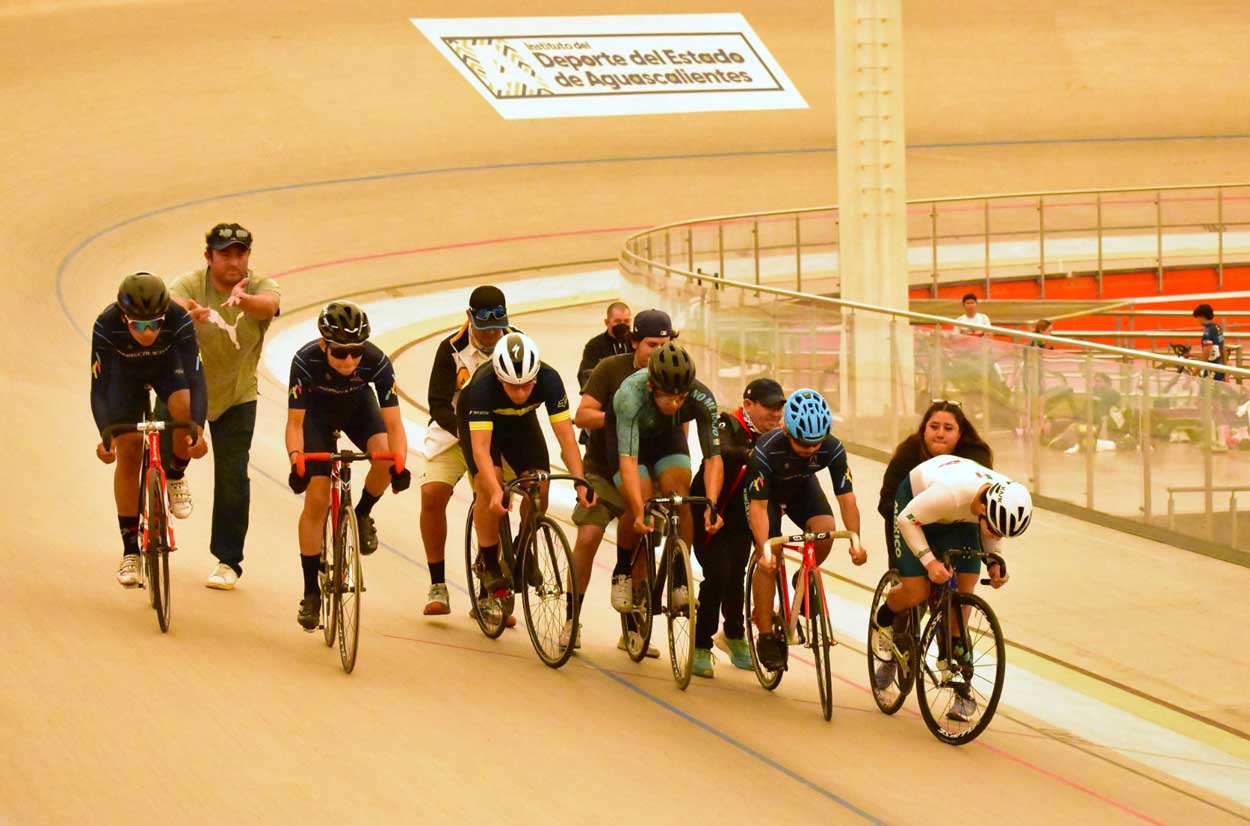 Entérate de los resultados del preselectivo estatal de Ciclismo de Pista en Aguascalientes camino a los Nacionales CONADE 2025