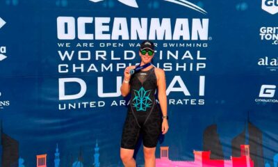 Increíble actuación de la hidrocálida Claudia Rubalcava Mendiola en el Campeonato Mundial de Aguas Abiertas Oceanman 2024 en Dubái