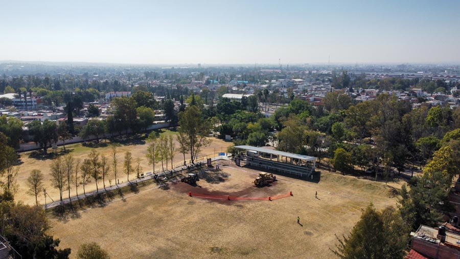 Inicia la rehabilitación del campo de béisbol ubicado en parque Santa Anita I por parte del Gobierno Municipal de Aguascalientes