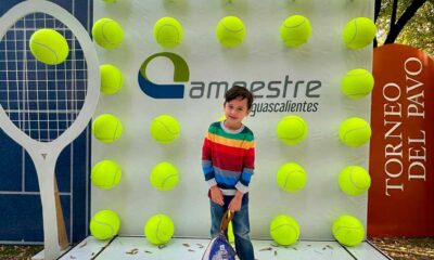 Paulo González Hernández se coronó campeón del torneo de tenis del Pavo 2024 en Aguascalientes