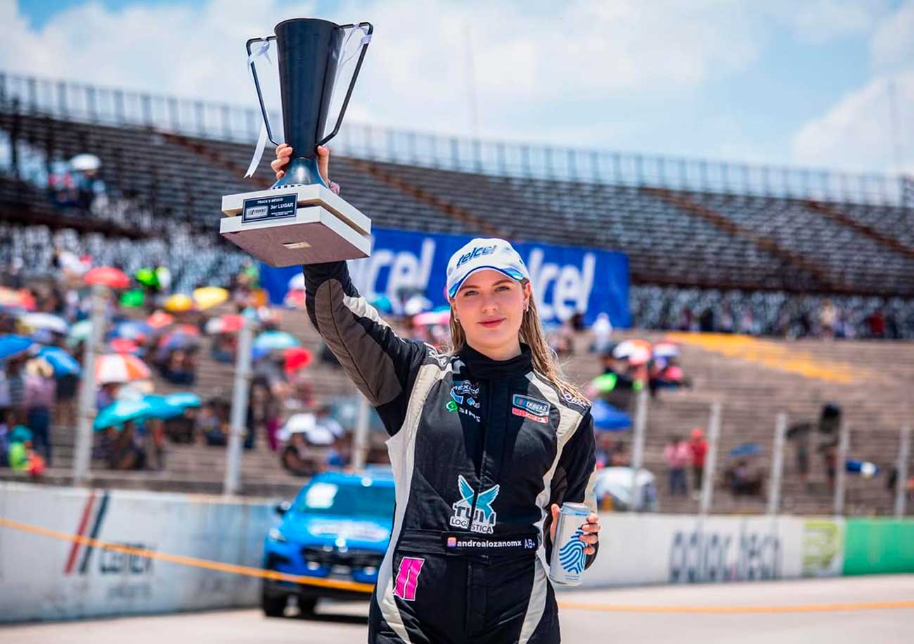 Andrea Lozano asegura su participación en la NASCAR México Series 2025