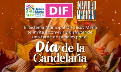 El Gobierno Municipal de Jesús María invita a celebrar el Día de la Candelaria con los tradicionales tamales