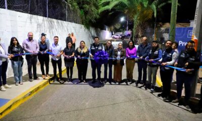 Entrega de calle rehabilitada y luminarias led en la comunidad de Margaritas por parte del gobierno municipal de Jesús María