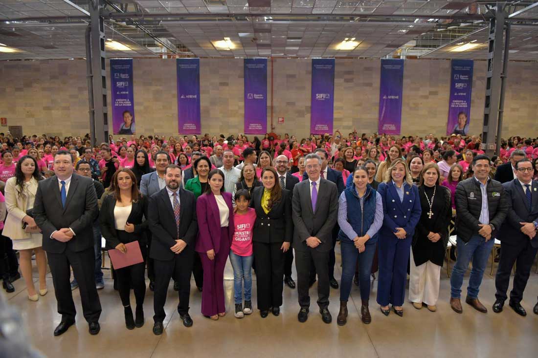 Gobernadora de Aguascalientes Tere Jiménez destina más de 20 millones de pesos para el programa “Crédito a la Palabra de la Mujer”