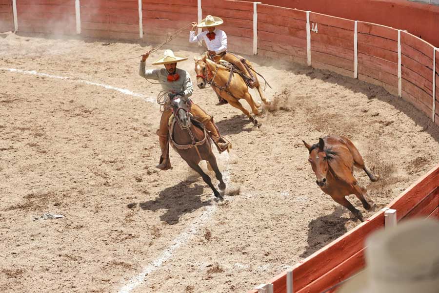 Juveniles Municipales de Jesús María ganan en la primera fase del Circuito Charro Tradición