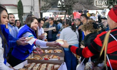 La gobernadora de Aguascalientes y la presidenta del DIF Estatal celebran con más de 15 mil personas la tradicional Rosca de Reyes Gigante