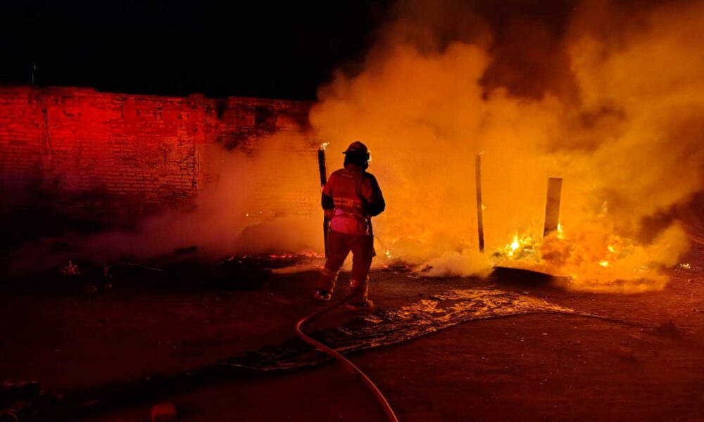 Más de 2 mil incendios de pastizales atendidos por Bomberos municipales de Aguascalientes