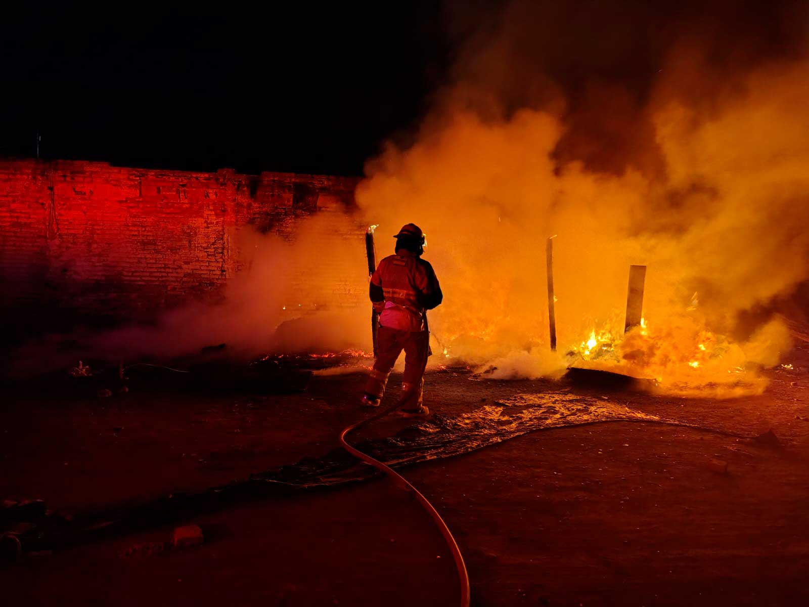 Más de 2 mil incendios de pastizales atendidos por Bomberos municipales de Aguascalientes