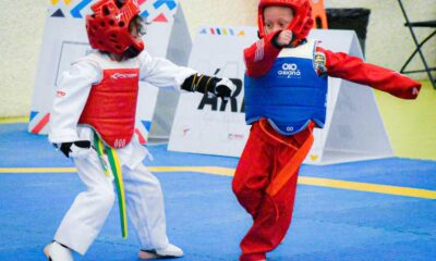 Primer torneo de taekwondo 2025 en la Feria Nacional de Rincón de Romos