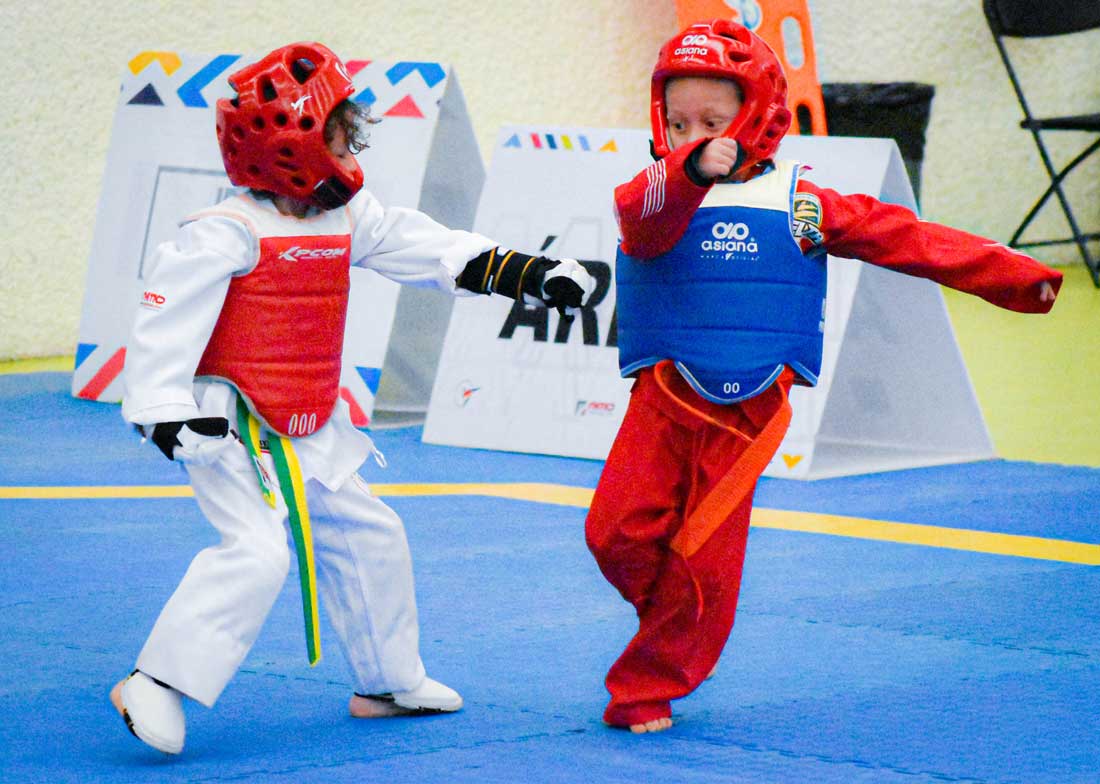 Primer torneo de taekwondo 2025 en la Feria Nacional de Rincón de Romos