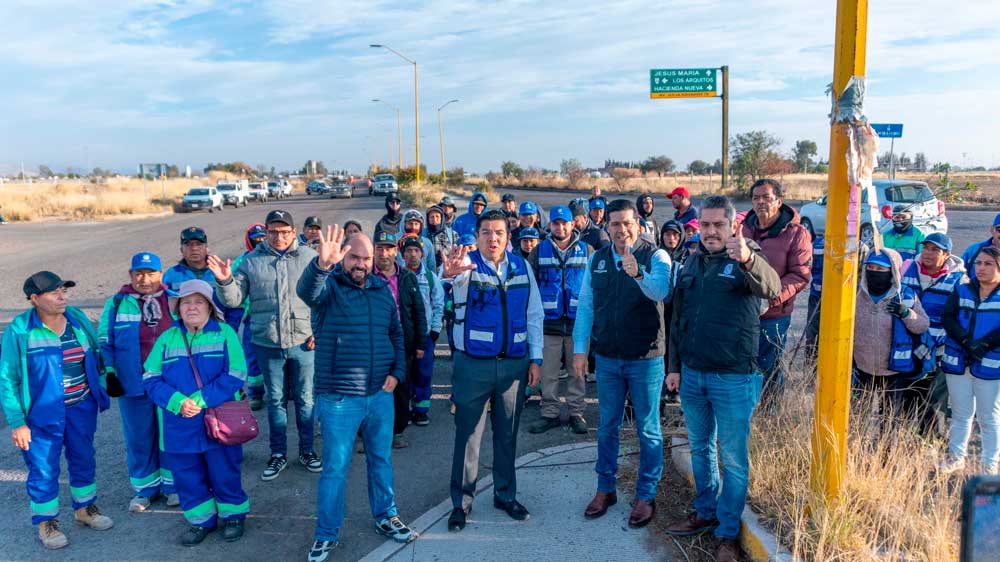 Trabajos de desmalezado y embellecimiento urbano en Jesús María para una mejor imagen del entorno