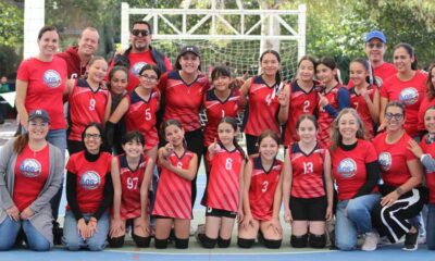 El Colegio Marista campeón de la eliminatoria regional de colegios particulares de voleibol a nivel primarias.