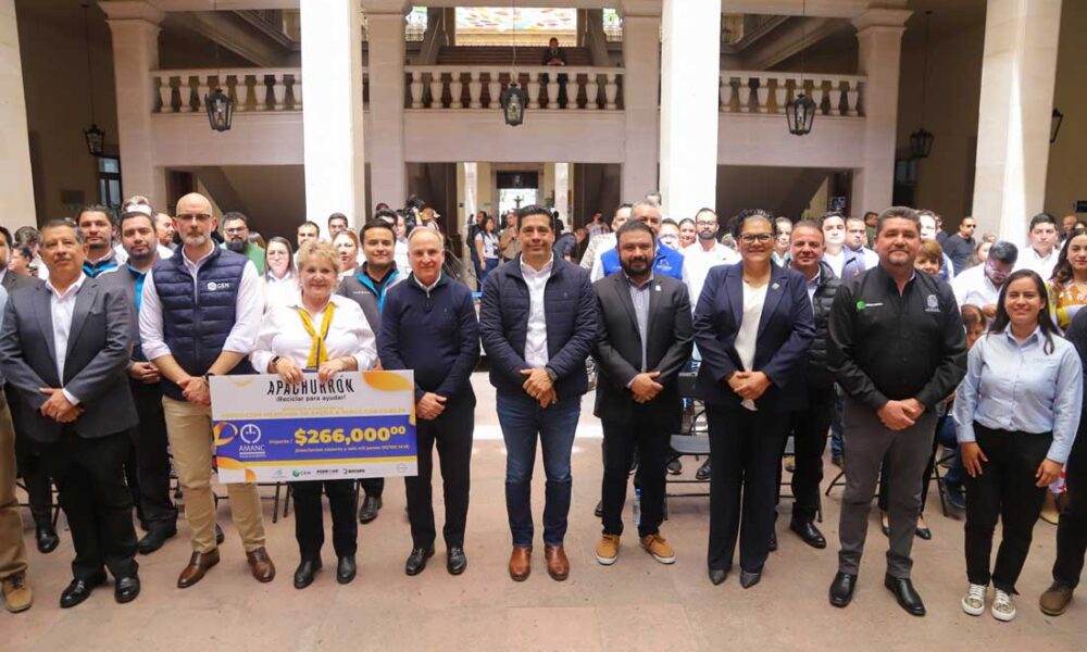 El municipio de Aguascalientes se une a la iniciativa “apachurrón reciclar para ayudar”