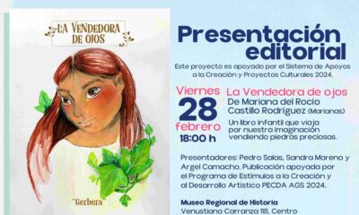 Invita IMAC a la presentación del libro “La Vendedora de Ojos”