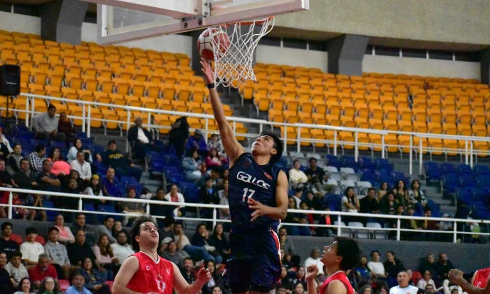 Los Gallos de la UAA se queda con el clásico del basquetbol Estudiantil en Aguascalientes