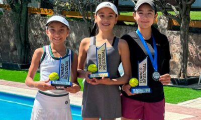 Los tenistas del Club Pulgas Pandas lograron cinco trofeos en el torneo Regional de tenis