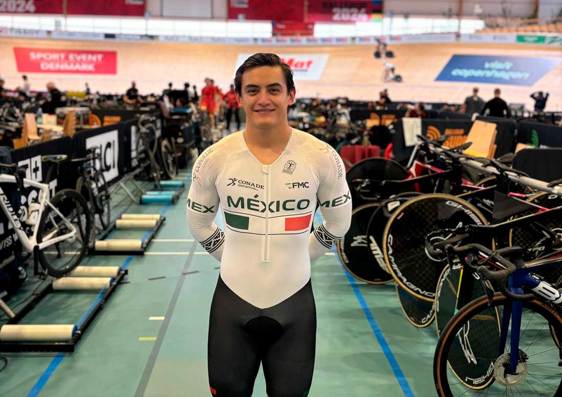 Ridley Malo ciclista de Aguascalientes representa a México en la Copa de Naciones de Pista UCI 2025