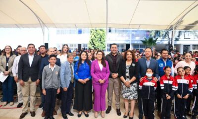 Gobernadora Tere Jiménez arranca jornadas Nacionales de Salud Escolar en Aguascalientes