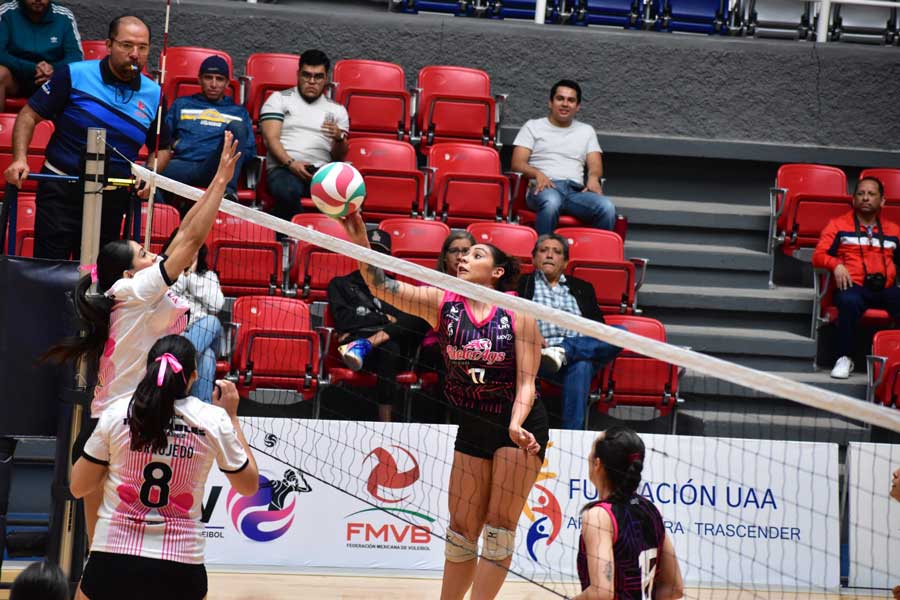 Indomables superan a las RielereAgs en la Liga Mexicana de Voleibol