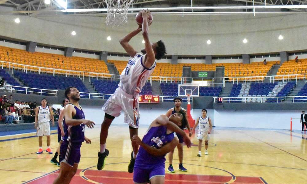 Los Gallos de la UAA derrotaron a las Águilas de la UASLP en la Liga ABE