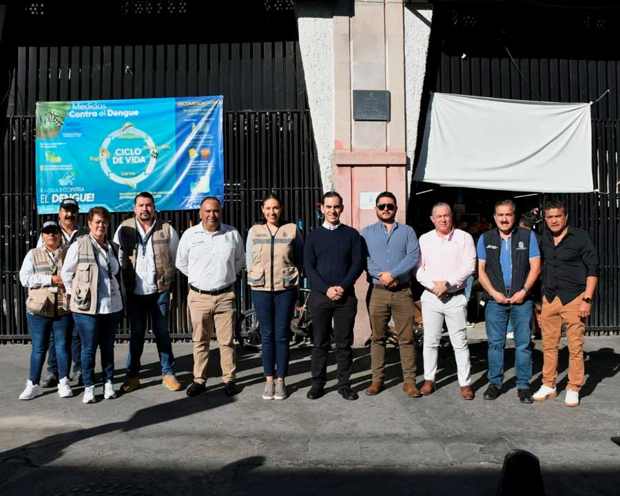 Realizan recorrido de supervisión sanitaria en el Mercado Terán en Municipio de Aguascalientes