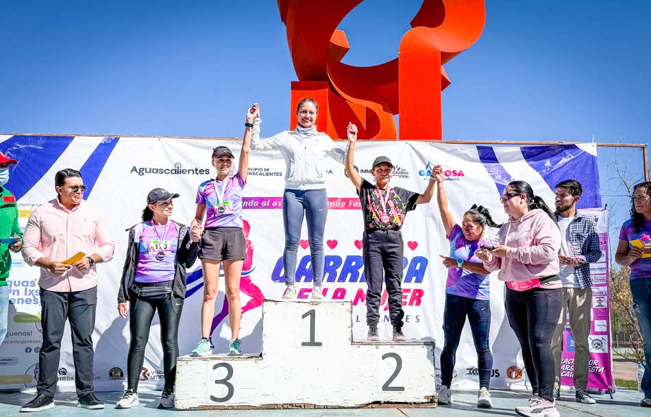 Todo un éxito la carrera de la mujer en Aguascalientes.